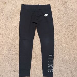 Nike Kids Dark Leggings with Logo